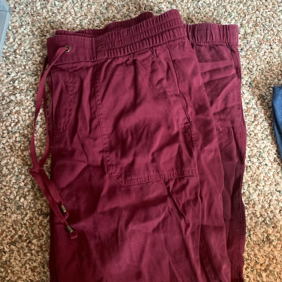 Old navy beet color joggers - Picture 1 of 1
